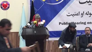 سخنرانی محترم داکتر سیما سمر ریس کمیسیون مستقل حقوق بشر افغانستان