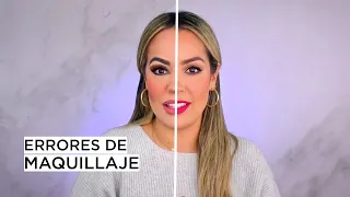 ¡NO LO HAGAS! 9 ERRORES DE MAQUILLAJE más comunes