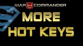 War Commander - More Shortcut Keys.