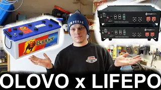 PB nebo LiFePO4 - jaký akumulátor k FVE?