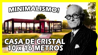 CASA DE CRISTAL 🔵 La casa soñada de PHILIP JOHNSON | CASA DE VIDRIO (+Planos GRATIS)