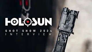 Holosun Interview at SHOT Show 2024: Affordable VCSEL Laser, Hybrid Thermal Optics, and MORE