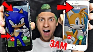 DO NOT CALL SONIC THE HEDGEHOG AND TAILS AT 3AM!! *OMG THEY ACTUALLY CAME TO MY HOUSE*