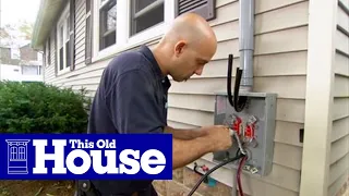 How to Upgrade an Electric Meter to 200-Amp Service (Part 1) | This Old House