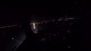 Автоматическая посадка ночью  при минимуме (Boeing-737 800.  RW24. Внуково)