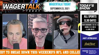 Free Sports Picks | College Football Predictions | NFL Week 3 Picks | WagerTalk Today | September 23