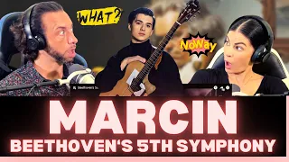 HAVE YOU SEEN FINGERS MOVE ANY FASTER? First Time Hearing Marcin - Beethoven's 5th Symphony Reaction