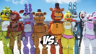 FIVE NIGHTS AT FREDDY'S VS FIVE NIGHTS AT FREDDY'S 2