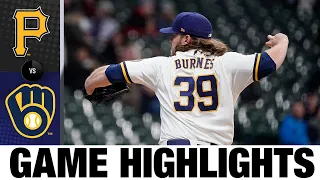 Pirates vs. Brewers Game Highlights (4/19/22) | MLB Highlights