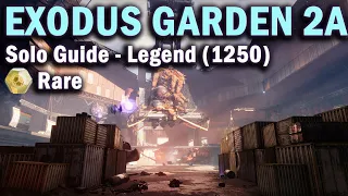 Exodus Garden 2A - Legend Lost Sector -  Solo Guide - 1250 Power - Destiny 2: Beyond Light