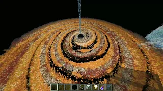 Minecraft's black hole #blackhole #minecraft ( by the creator : Sr mustard )