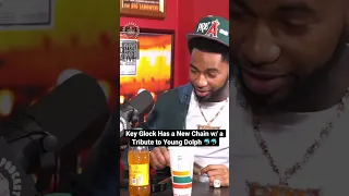 Key Glock’s New Chain Has “Long Live Dolph” Engraved On It 🐬🐬
