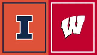 Wisconsin at Illinois | B1G Basketball | First Half Highlights