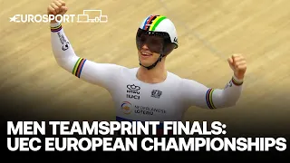 UEC European championships | Men's Track Cycling Teamsprint Finals | Cycling | Eurosport