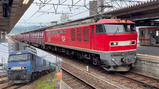 【貨物列車】EF510の多治見貨物 狭い貨物駅の苦肉の運用 そしてEH200が駆け抜ける