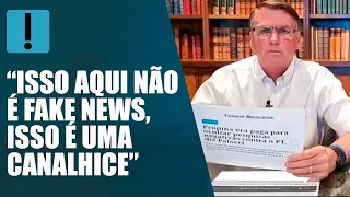 Jair Bolsonaro acusa Datafolha por pesquisa que mostra vitória de Lula em primeiro turno