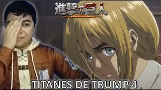 ARMIN EL TRAPITO || TITANES DE TRUMP 4 || Reacción parodia Shingeki no Kyojin