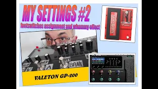 Valeton GP-200 - Footswitches assignments and Whammy effect