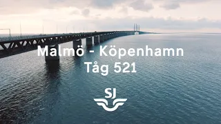 Malmö–Köpenhamn (X 2000 train driver view)