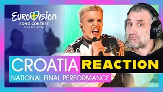 Baby Lasagna - Rim Tim Tagi Dim | Croatia - Final Performance | Eurovision 2024 reaction