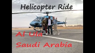 Best way to see Hegra, Elephant Rock and Old town in Al Ula, Saudi Arabia - by Helicopter Tour