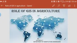 Role of gis in agriculture.ppt