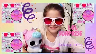My first LOL Biggie pet HOP HOP bunny review and unboxing