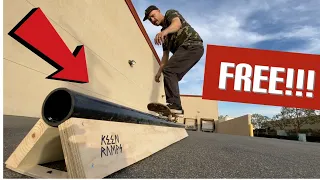 HOW TO GET A GRIND RAIL FOR FREE!!!