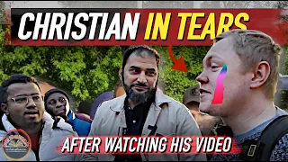 Christian In TEARS After He Lost the Debate Adnan Rashid Speaker's corner