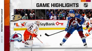 Ducks @ Avalanche 1/26 | NHL Highlights 2023