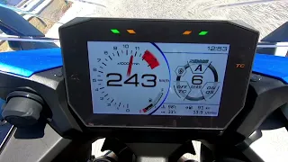 Suzuki GSX-S 1000 GT Acceleration - Top speed