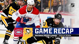 Canadiens @ Penguins 1/27 | NHL Highlights 2024