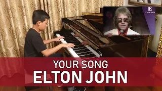 Elton John Your Song Cole Lam 12 Years Old