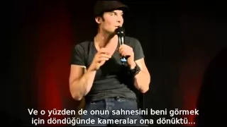 Ian imitates Nina's REAL shocking reaction on 3x01 at Brussels Convention [Altyazılı]