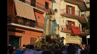 Monterosso Calabro MADONNA DEL SOCCORSO festa 2022 passaggio dei VUTI O PRESIENTI -Dolci devozionali