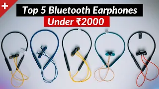 Top 5 Best Bluetooth Earphones Under ₹2000 | Buy in 2023🔥