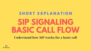 Short Explanation | SIP Signaling - Basic Call Flow | SIP