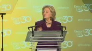 Former Secretary of State Hillary Rodham Clinton asked 'don't you someday want to see a woman Presid