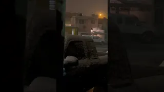 Así fue la Nevada en Nogales Sonora, 2 de marzo de 2023