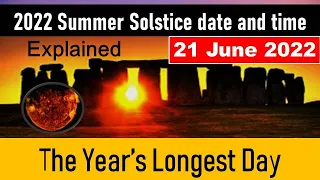 Summer Solstice 2022 : The First Day of Summer | June 21, 2022 | Longest Day of the Year Explained