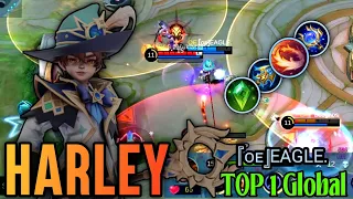 Harley Full Squad Insane Kill - Top 1 Global Harley by 『ᴏᴇ』EAGLE. ~ Mobile Legends