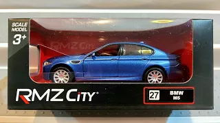 Unboxing BMW M5 - RMZ CITY Die-cast / Pull Back Car #shorts #car #hotwheels #unboxing