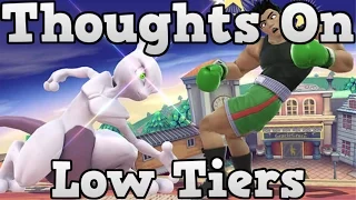 My Thoughts On Low Tier Fighters - Super Smash Bros Wii U