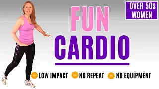 LOW IMPACT Sweaty CARDIO Workout For Women Over 50 | SLIM LEGS - TONED BUTT | Lively Ladies