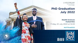 UCT’s July 2022 PhD Graduation - Ceremony 2