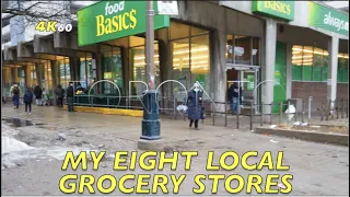 Toronto Foodapalooza Walk -A Look At 8 Large Grocery Stores Within A 15 Minute Radius Of My Building