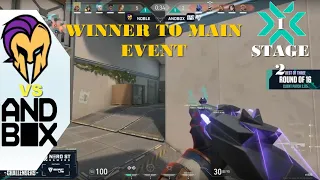 ANDBOX vs Noble All HIGHLIGHT VALORANT VCT 2021 Challengers NA Stage 2 Qualifier