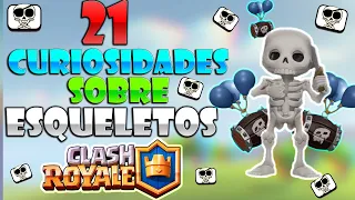 21 CURIOSIDADES Sobre Los ESQUELETOS De Clash Royale - MonteGames