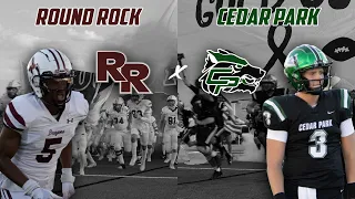 CENTRAL TEXAS SLUGFEST Round Rock vs Cedar Park | Texas High School Football #txhsfb