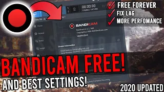 🔥Best FREE Screen Recorder Software For Low-End PC (Bandicam)✅Best Bandicam Settings 60 Fps Full HD!